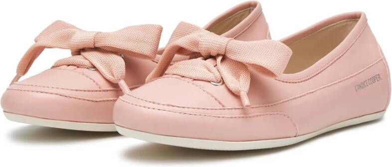 Candice Cooper Leather ballet flats Candy BOW Pink Dames