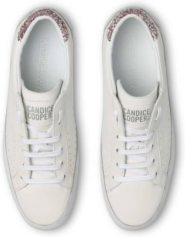 Candice Cooper Leather sneakers Dafne F White Dames