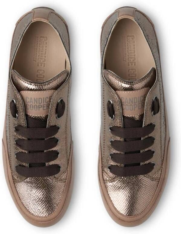 Candice Cooper Leather sneakers Rock Chic W Gray Dames