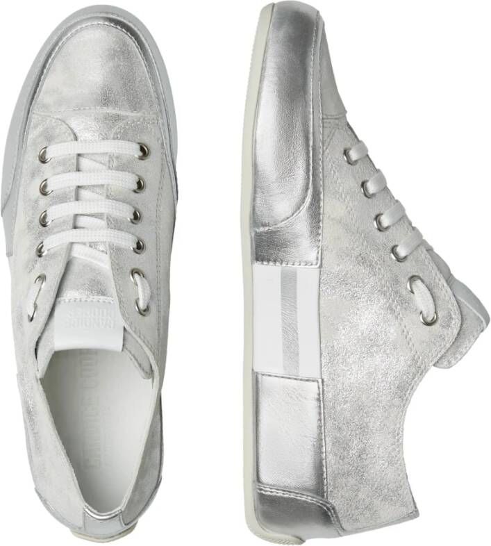 Candice Cooper Leather sneakers Rock Patch S Gray Dames