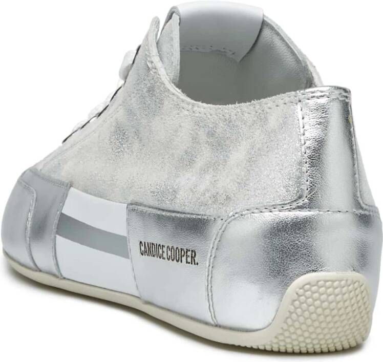 Candice Cooper Leather sneakers Rock Patch S Gray Dames