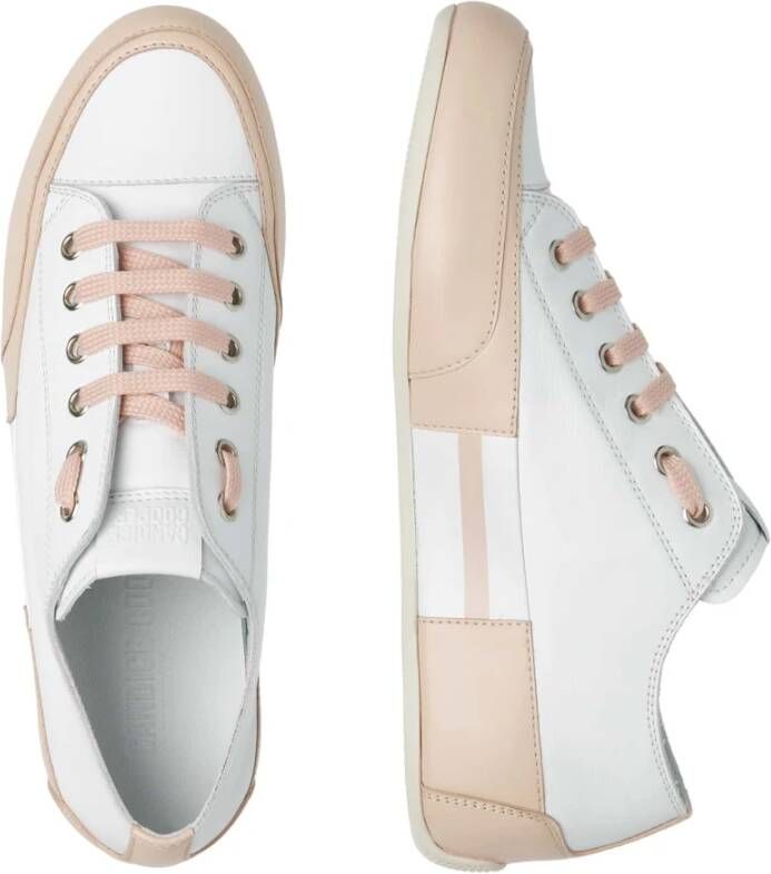 Candice Cooper Leather sneakers Rock Patch S White Dames