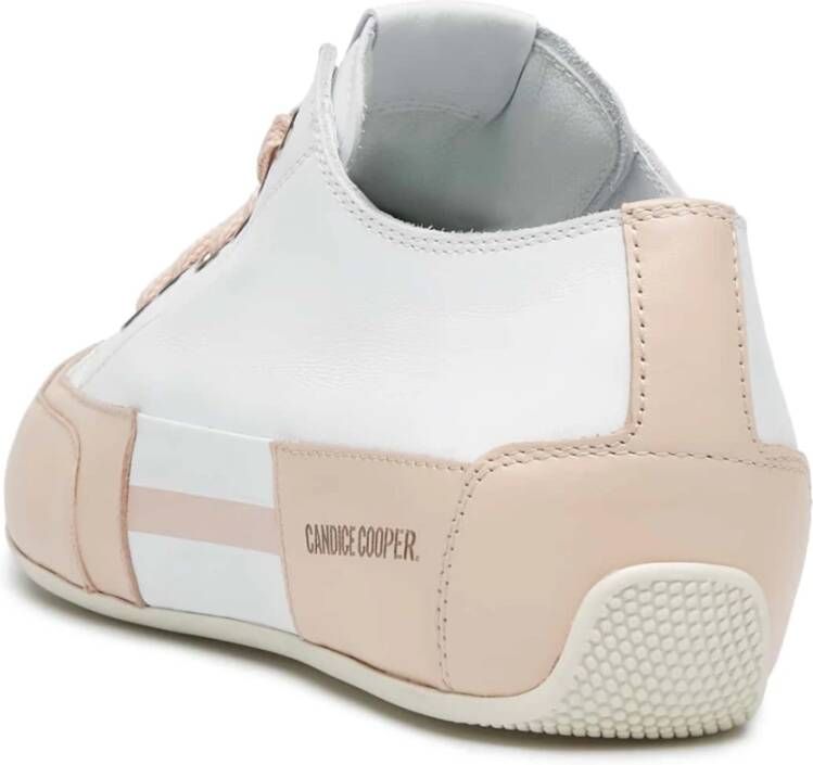 Candice Cooper Leather sneakers Rock Patch S White Dames