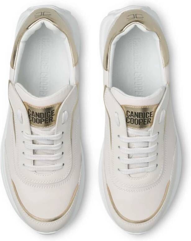 Candice Cooper Leather sneakers Spark 010 White Dames