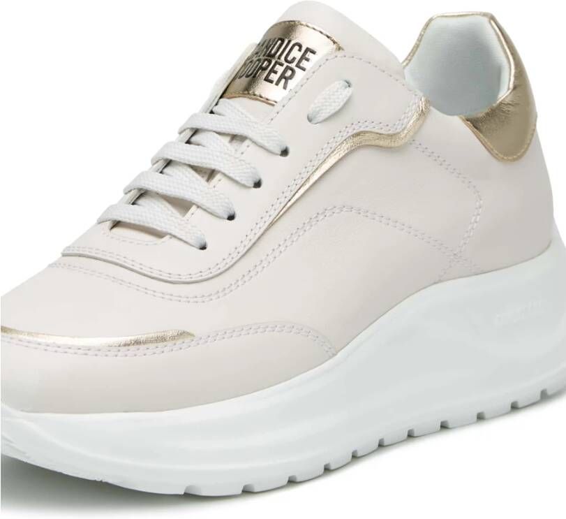 Candice Cooper Leather sneakers Spark 010 White Dames