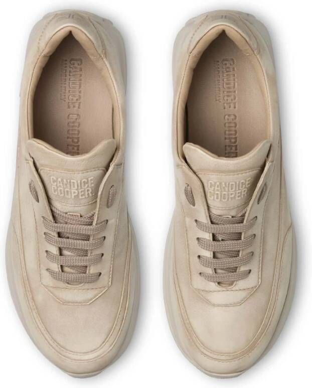 Candice Cooper Leather sneakers Spark ONE Beige Dames