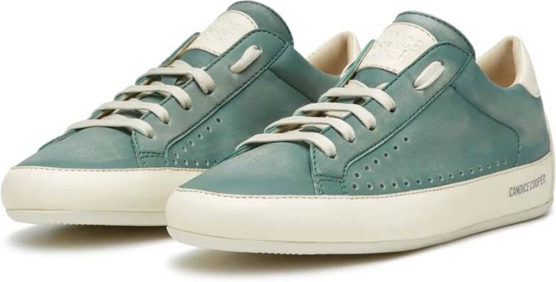 Candice Cooper Salie Leren Lage Sneakers Green Dames