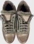 Candice Cooper Leather and suede sneakers with zip Rock Deluxe ZIP FUR Green Dames - Thumbnail 2