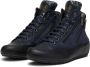 Candice Cooper Suede and nappa leather ankle sneakers Lucia ZIP Blue Dames - Thumbnail 4