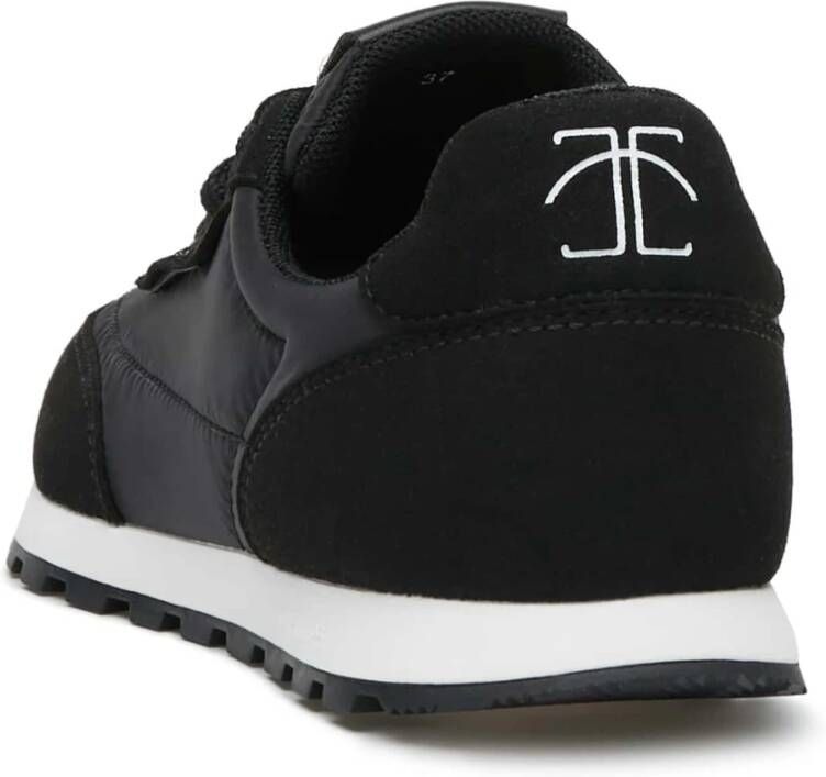 Candice Cooper Suede and technical fabric sneakers Plume. Black Dames