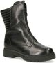 Caprice Casual Leather Booties Zwart Dames - Thumbnail 4