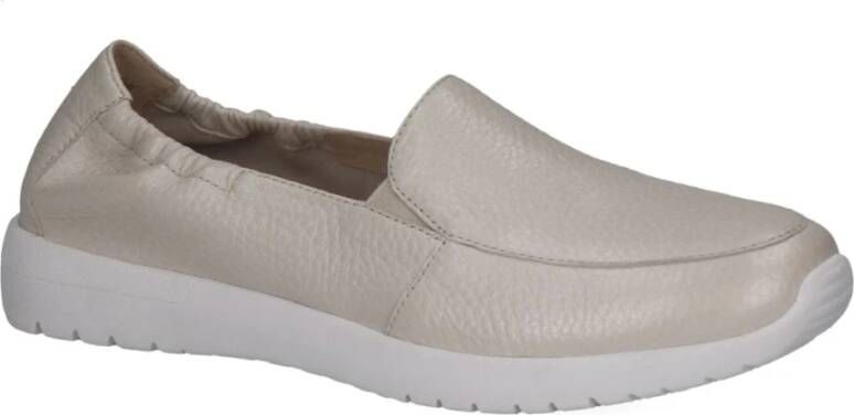 Caprice Beige Casual Closed Loafers Beige Dames