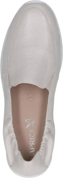 Caprice Beige Casual Closed Loafers Beige Dames