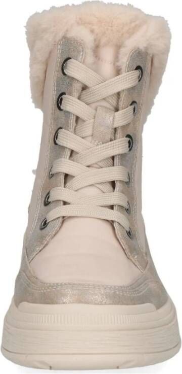 Caprice Beige Casual Gesloten Enkellaarsjes Beige Dames