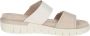 Caprice Beige Casual Open Platte Sandalen Beige Dames - Thumbnail 3