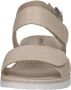 Caprice Beige Casual Open Platte Sandalen Beige Dames - Thumbnail 4