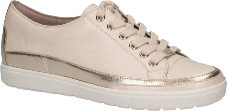 Caprice Beige Sneakers voor Vrouwen Beige Dames