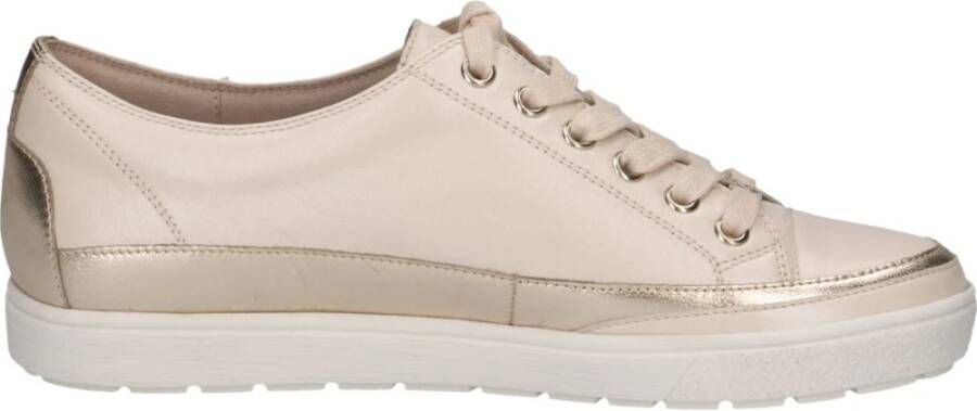 Caprice Beige Sneakers voor Vrouwen Beige Dames