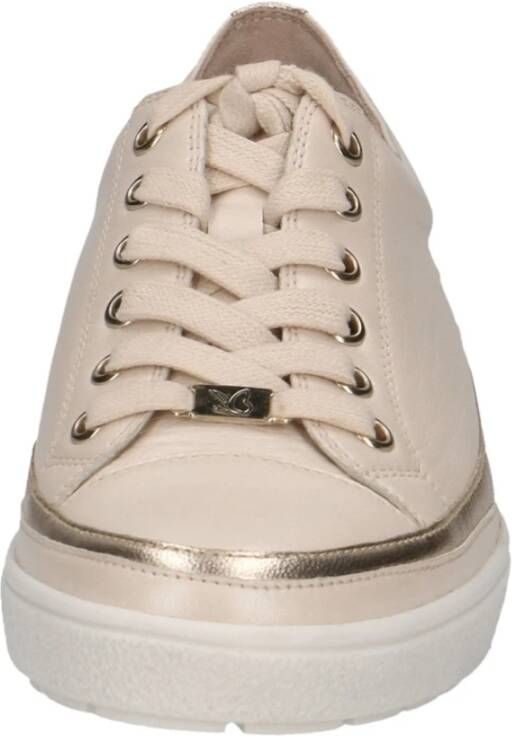 Caprice Beige Sneakers voor Vrouwen Beige Dames