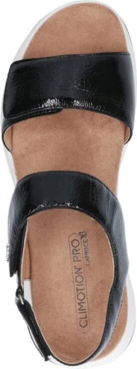 Caprice black casual open sandals Zwart Dames