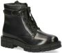 Caprice Zwarte Leren Veterschoenen Black Dames - Thumbnail 8