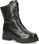 Caprice Casual Leather Booties Zwart Dames - Thumbnail 6