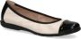 Caprice Cream Casual Ballerina Flats Beige Dames - Thumbnail 3