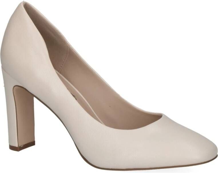 Caprice Elegant Beige Closed Pumps Beige Dames