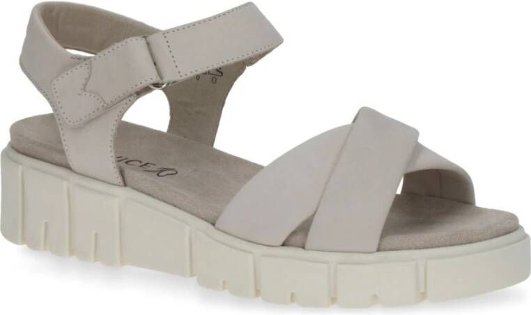 Caprice Flat Sandals Beige Dames