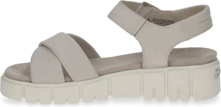 Caprice Flat Sandals Beige Dames