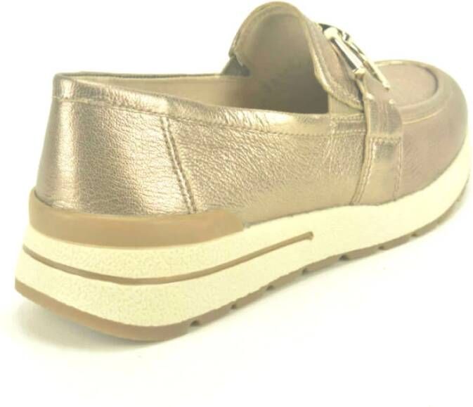 Caprice Gouden Loafer met Kledingzak Yellow Dames