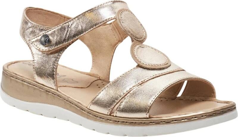 Caprice Gouden Sandalen Lente Zomer 2024 Beige Dames