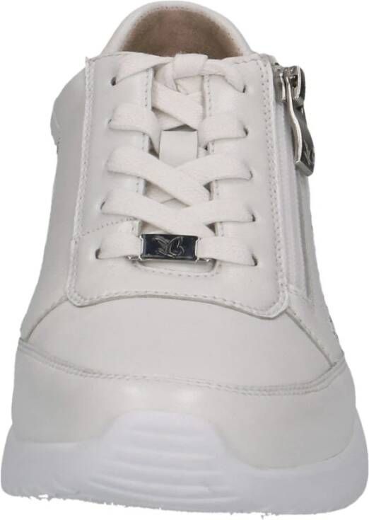 Caprice Witte Nappa Sneakers voor Vrouwen White Dames