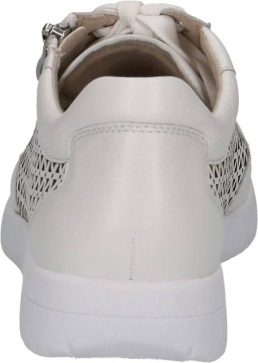 Caprice Witte Nappa Sneakers voor Vrouwen White Dames