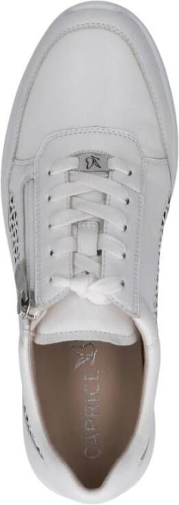Caprice Witte Nappa Sneakers voor Vrouwen White Dames