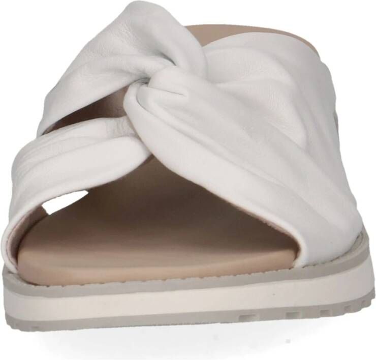 Caprice Witte Open Casual Slippers Vrouwen White Dames