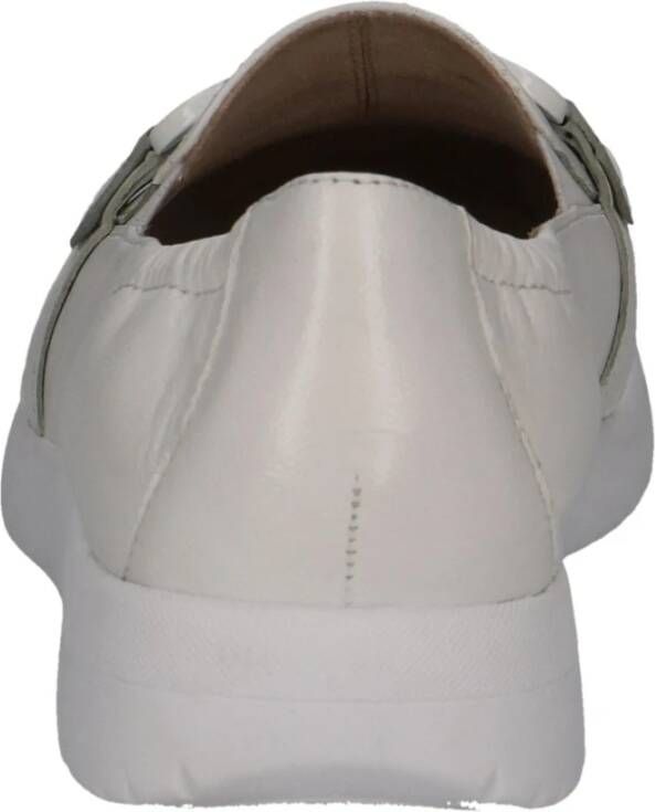 Caprice Witte Softnap Casual Gesloten Loafers White Dames