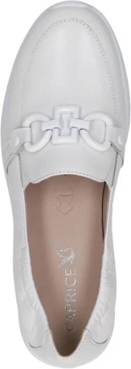 Caprice Witte Softnap Casual Gesloten Loafers White Dames