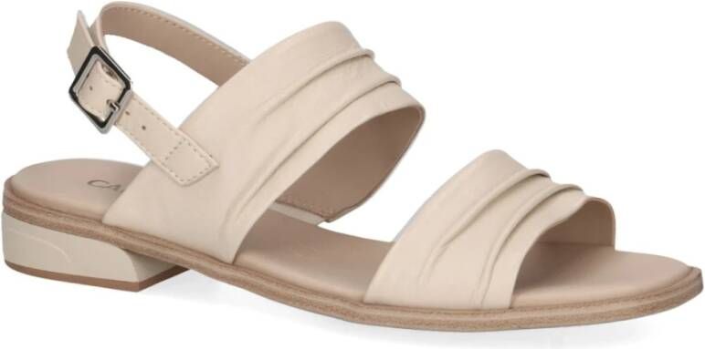 Caprice Zachte Casual Open Sandalen Beige Dames