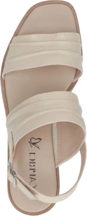 Caprice Zachte Casual Open Sandalen Beige Dames