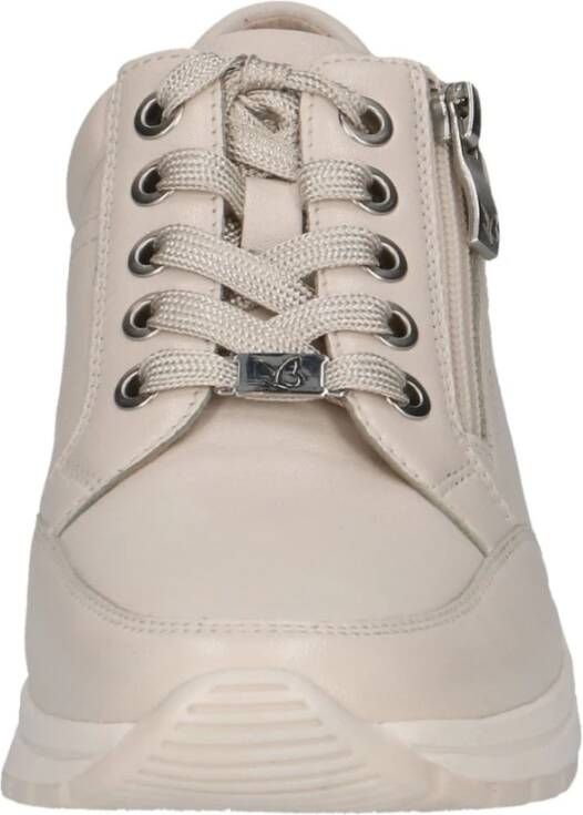 Caprice Zachte Offwhite Vrijetijdssneakers Beige Dames