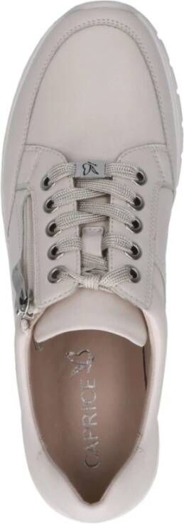 Caprice Zachte Offwhite Vrijetijdssneakers Beige Dames