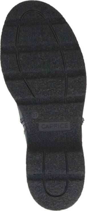 Caprice Zwarte Casual Enkellaarsjes voor Vrouwen Black Dames