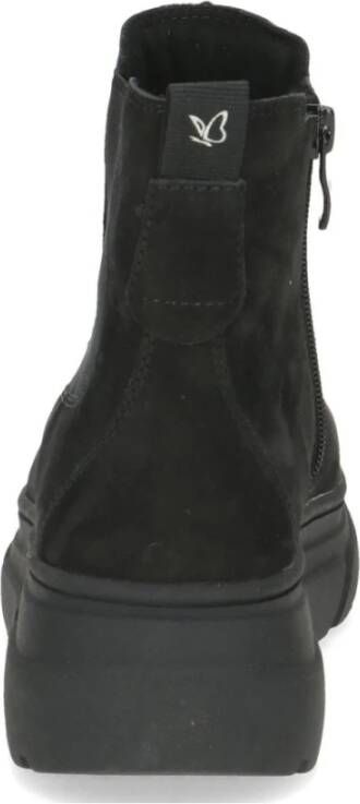 Caprice Zwarte Casual Gesloten Booties Vrouwen Black Dames