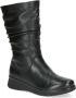 Caprice Zwarte Casual Gesloten Booties Vrouwen Black Dames - Thumbnail 2