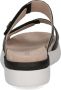 Caprice Zwarte Casual Open Platte Sandalen Black Dames - Thumbnail 6