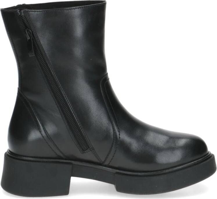 Caprice Zwarte Gesloten Booties Enkellaarzen Vrouwen Black Dames