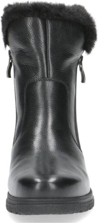 Caprice Zwarte Gesloten Booties Enkellaarzen Vrouwen Black Dames