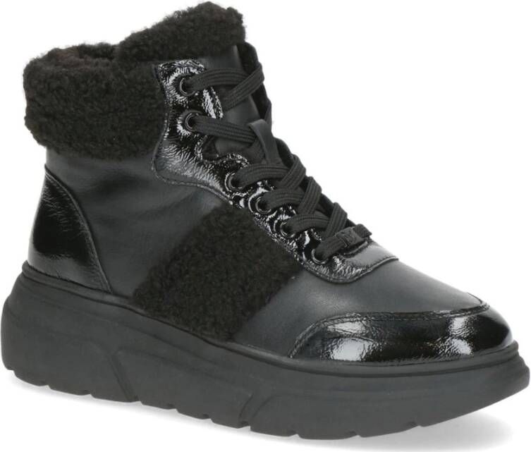 Caprice Zwarte Gesloten Booties Enkellaarzen Vrouwen Black Dames