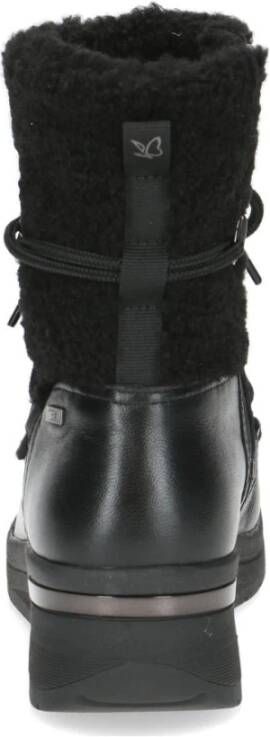 Caprice Zwarte Gesloten Booties Enkellaarzen Vrouwen Black Dames